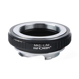 K&F CONCEPT マウントアダプター M42レンズ-LEICA Mカメラ装着用 M42 ライカM レンズアダプター マウント変換アダプター無限遠 高精度 メーカー直営店