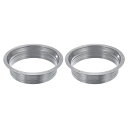 PATIKIL195mmダクトコネクタフランジ2個金属継手直管フランジ丸型換気ダクト暖房冷房換気空調システム用