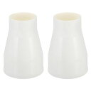 PATIKIL110mm-75mmダクトレデューサー2個ダクトコネクタダクトインラインアダプターインクリーサーABSプラスチック通気口HVAC暖房冷房換気用