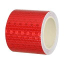 PATIKIL反射テープ2”x10フィート防水自己接着性高い視認性安全警告テープトラックトレーラー車両用赤色