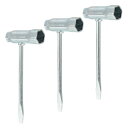 PATIKIL 13 MM X 19 MM チェーンソーツールレンチ 3個 チェーンソーコンビ Tハンドルレンチ 六角レンチ マイナスドライバー付き チェーンソーナット用(4)