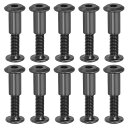 PATIKIL六角穴付きボルトソケットキャップねじM6x20mm六角シカゴネジ20セットバインディングスクリューポスト接続用六角ドライブソケットキャップボルトナットスクラップブックレザーベ…