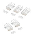 サンワサプライ(SANWA SUPPLY) RJ-45コネクタ(単線用) 10個入り ADT-RJ45-10SN