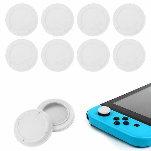 8個入り4組 SWITCH スティックカバー ジョイコン カバー SWITCH&SWITCHLITEに対応SWITCH スティックカバー、ブラックSWITCH ボタンカバー、アナログレバジョイコン カバー、SWITCH スティックカバー