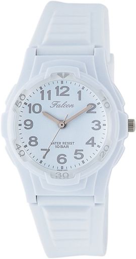 [シチズン Q&Q] 腕時計 アナログ 防水 ウレタンベルト VS06-003 ホワイト グレー