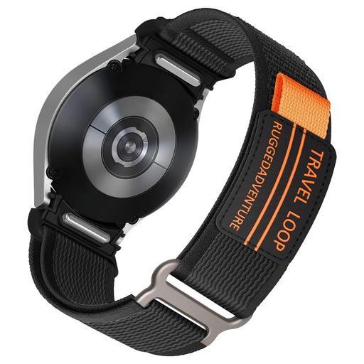 ワンタッチ バンド コンパチブル GALAXY WATCH 6 CLASSIC バンド 43MM 47MM/4 CLASSIC 42MM 46MM、トレイルループ ナイロン スポーツ 柔らかい メンズ レディース GALAXY WATCH 7/6/FE