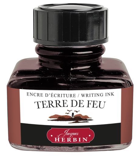 エルバン インク トラディショナルインク(万年筆/ガラスペン・つけペン用) 30ML 『ティエラ・デル・フエゴ』フランス製 HERBIN HB13047