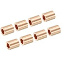 PATIKIL2.5mmワイヤーロープストップスリーブ20個圧着ループスリーブワイヤロープおよびケーブルフェルール用金属