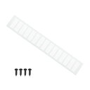 PATIKIL24x4”ドアエアベントカバー1個の重いアルミグリル換気カバーキャビネットワードローブドア用の取り付け用ネジ付きシルバー