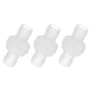 PATIKIL1/2”バーブホースワンウェイインラ”ェックバルブ3個プラスチック製ノンリターンウォーターストップオゾン耐性バルブ水族館庭園燃料油空気ガス用透明