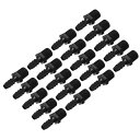 PATIKIL1/4”バーブx1/4”NPTメールコネクタ20個プラスチックホースバーブフィッティング工業用ホースバーブパイプフィッティングコネクト水空気燃料用パイプフィッティングアダプタ