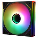 THERMALRIGHT TL-M12-S 120MM ARGB CPUファン、回転数1500RPM、ブラック コンピュータケースファン、静音4ピンPWM PCファン、S-FDBベアリングCPUクーラーファン、サイドミラーARGB照明効果付き