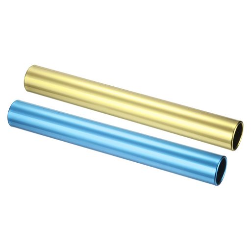 カラー:ブルー、ゴールド; 各重量: 約64G; 外径:3.8CM; 全長: 30CM; パッキングリスト:2 X リレースティック(各色1本入) 利点:頑丈で耐久性のある電気メッキアルミニウム合金製で、再利用可能、耐腐食性、持ち運びが簡単です。無印の滑らかな表面により、書き込み、ペイント、彫刻、またはエッチングが可能です。明るく輝くソリッドカラーで見分けやすい。 手順:前のチームメンバーがバトンを運び、リレー中に次のチームメイトに渡します。レシーバーはそれをつかみ、次のレシーバーまたはフィニッシュラインに全力疾走します。どちらの手でバトンを受け取るか、事前に知っておくことをお勧めします。レシーバーは、快適に受信した後、手を自由に切り替えることができます。 応用:リレーバトンは、競技で使用される滑らかで中空の一体型チューブです。陸上競技に適しており、4 つのステージ (レッグ) で構成され、各レッグはチームの異なるメンバーによって実行されます。結束を強化し、協力を訓練し、運動中にチームワーク能力を構築します。