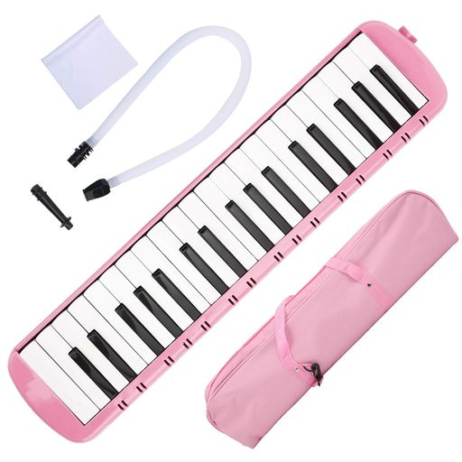 キョーリツ 鍵盤ハーモニカ 37鍵 メロディカキット 耐衝撃性 メロディカ 学生(ピンク)