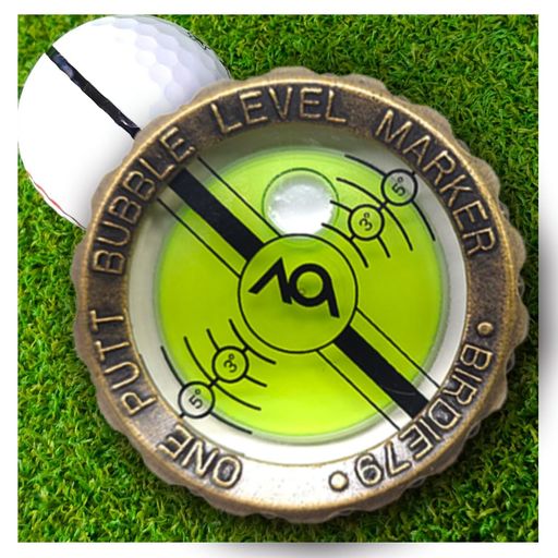 BIRDIE79 SLOPE MASTER PRO GREEN READER - ゴルフハットクリップボールマーカーと高精度のグリーンリーディング補助ゴルフアクセサリーを使用しています