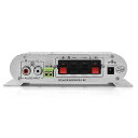 パワーアンプステレオパワーアンプステレオ増幅器2.1CH3.5mmコンピューター/携帯電話/MP3/MP4/DVDプレーヤーに適用(銀)