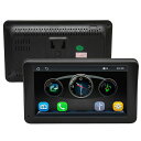 タッチスクリーンカーステレオ、バックアップカメラ付き、7インチ車用MP5プレーヤー、ワイヤレスCARPLAY、ANDROID AUTO、ミラーリンク、BTをサポート、サンバイザー付き(2)