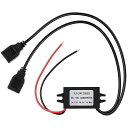 LIKENNY 車用USB電源ポート デュアル DC電圧変換コンバーター 2 USB DC-DC 電力変換器 12V / 24V TO 5V 3A 15W ダブル カー コンバータ USB電源アダプタ 降圧レギュレータ