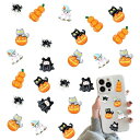 ハロウィン パーツ 30個セット 可愛い 大きめ 蜘蛛 おばけ カボチャ ハロウィン デコパーツ 携帯ケース ヘアクリップ アクセサリー レジン 封入パーツ ハ...