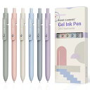 FourCandiesジェルボールペン6本0.5mm可愛い文房具書きやすい速乾インクおしゃれ贈り物プレゼント女の子中学生