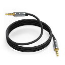 MMOBIEL3.5mmオーディオオス-オスAuxケーブル-4ピンTRRSソケット-Aux-Auxケーブル-延長ケーブル-オーディオおよびマイク機能-ヘッドセッ...