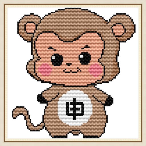 OWN4B ƥåɽåȿްư11CT  -  鿴Ըδñʻɽå28X28CM CROSS STITCH