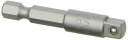 WERA ベラ ボールロック付きソケットアダプター 1/ 4”HEX-1/4”SQ/50MM 工具シャフト 手動ナットセッターインサート用 311517