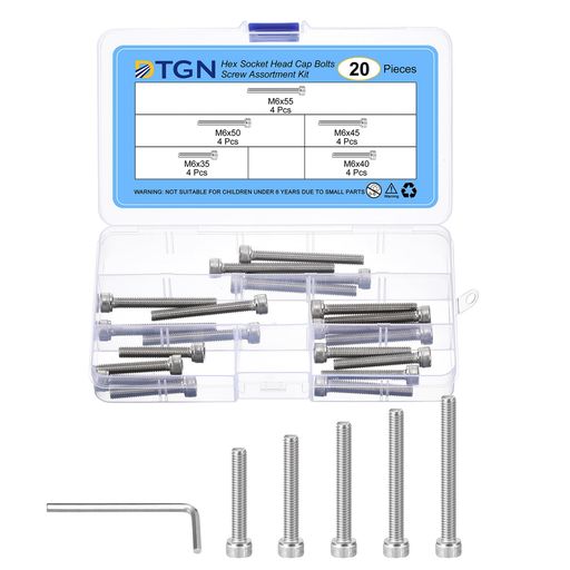 DTGN20M6᡼ȥͤȥM6ܥȥåȥإåɤͤ304ƥ쥹M6x35/40/45/50/55mmϻѥ...