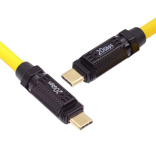 CABLECC 20GBPS 140W 8K USB4 ULTRA SOFT HIGH FLEX USB-C֥ѥܡɥޥ...