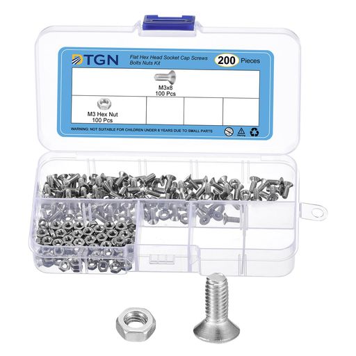 DTGN 200ĥå M3-0.5 X 8MM ϻѥեåȥإåɥåȥåץܥȥʥåȥå 304ƥ쥹ݥ饦ɥեå...