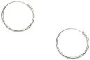 フープピアス リングピアス シルバー925 両耳セット (シルバー925 10MM)