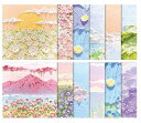 BETHANY HOME 折り紙 240枚入り 15CM 正方形 手芸紙 DIY用紙 両面折り紙 10色 桜 初心者に 千羽鶴 装飾 クラフト おりがみ 油絵柄付き ソフトカラー バレンタイン折り紙 (ピンク 15*15CM)