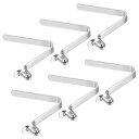 PATIKILカヤックパドルスナップ6.5X4MM6個入りテントポールクリップスチール製V字型シングルピンプッシュボタンスプリングクリップキャンプ用オーニング用...