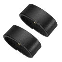 PATIKILレザーループキーパー2パックのレザーループベルトキーパーループリテーナーストラップ1.2”(31mm)/1.3”(34mm)幅のベルト/ストラップ用の交換品黒色