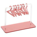 PATIKIL 1セット イヤリングホルダー(8つ コートハンガー付き) アクリル製イヤリングホルダーオーガナイザースタンド ミニコートハンガーイヤリングディス...
