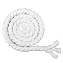 カラー綿ロープ 直径8MM/10MM/12MM/20MM 綿ロープ3ツ打 10M/20M 柔らか 太い 手芸用 天然 コットンロープ 手作り インテリア 飾り DIY (ホワイト 10MM/10M)(4)