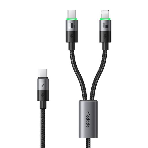 MCDODO 2IN1 急速充電ケーブル USB-C TO USB-C & ライトニングケーブル 100W PD急速充電(CTOC) PD 30W出力(CTOL)高速データ転送(USB-Cだけ) LIGHT-NINGケーブル TYPE-Cケーブル MCDODO 2IN1 急速充電ケーブル USB-C TO USB-C & ライトニングケーブル 100W PD急速充電(CTOC) PD 30W出力(CTOL)高速データ転送(USB-Cだけ) LIGHT-NINGケーブル TYPE-Cケーブル