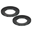PATIKIL43MM-67MM金属ステップアップリング2個カメラレンズフィルターアダプターリングアルミニウムフィルターアダプターリングカメラレンズフード用ブラック