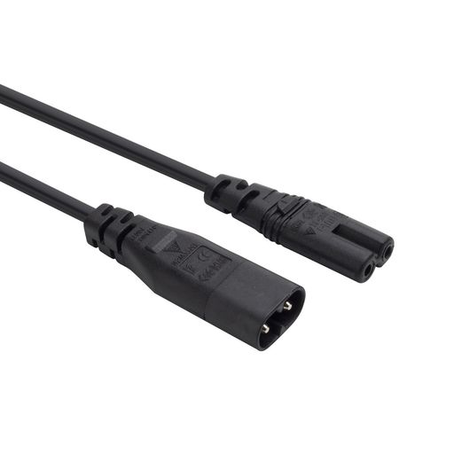 IEC 60320 C8ץ饰-C7쥻ץ륪-᥹ĥŸᥤ󥢥ץ֥ (1M)