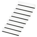 PATIKILクローゼット整理用棚仕切り8個パック15.8X1.6X3.2”アクリル製マグネット式クローゼットセパレーターキッチンキャビネット棚ベッド下ブロッカー寝室キッチンオフィス用クリア