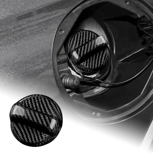 AIRSPEED スバル BRZ インプレッサ XV クロストレック WRX STI アウトバック フォレスター専用 アクセサリーパーツ リアルハードカーボンファイバー製 カー燃料タンクキャップカバー おしゃれ 内装パーツ 両面テープ付き