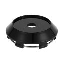 VekAuto車輪ハブセンターキャップ70mm2.76”ODセンターハブカバー車両およびトラック用傷つきにくいデザインABSプラスチック製光沢ブラック