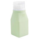 NUOLUX シャンプーボトル 旅行 携帯 100ML トラベル 容器 シリコン ボトル 旅行 詰め替えボトル シャンプー用 おしゃれ 浴室 洗面所 シャンプー 持ち歩き容器 持ち運び 1本 緑 10.5X4.2X4.2CM