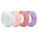 GOODCHI リボン オーガンジーリボン シフォンリボン 無地 飾りリボン 無地DIY 手芸用品 ウェディング パーティーの装飾 ヘアアクセサリー 花束 ギフ...