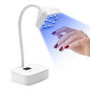 CGBE UV& LED ネイルライト 、27W ジェルネイルライトスマートセンサー搭載 、プロ用レジン ライト 2階段タイマー 360°回転 全ジェル対応 速...