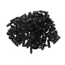 【ノーブランド品】ATVバギー用50pcs6mm穴プラスチックプッシュ式リベットファスナーピンクリップ
