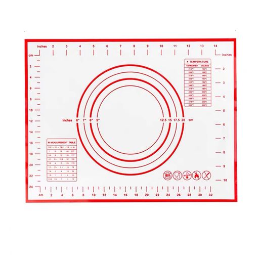 LIROYALパン作りシリコンマット【30X40CM】クッキングマット調理台保護マット耐熱滑り止め目盛り付き繰り返し使用可能大きいサイズ収納便利パン/クッキー/ピザベーキング用