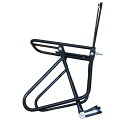 Colaxi自転車フロントキャリアラック耐荷重15KGパニエラックキャリア荷物棚バイクフロントラゲッジラックバイクフロントラックバイクスタンド自転車フロントフォ...