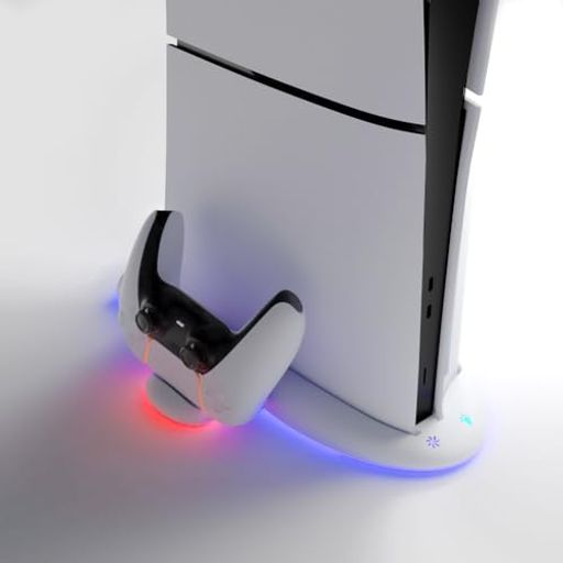 【新型 PS5 SLIM 対応】PS5 SILM用 スタンド 縦置き RGB コントローラー 充電スタンド BLITZOWL 新型PS5用冷却ファン PS5周辺機器 ディスク/デジタル 兼用