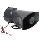 警報ホーンABSプラスチックシェル屋内屋外使用サイレンスピーカー130DB60W(DC12V)